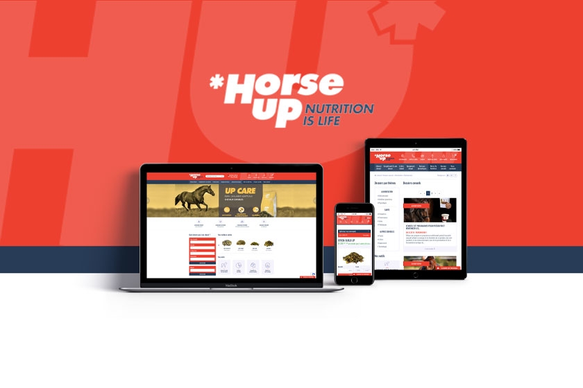 Refonte du site Internet e-commerce Horse Up Nutrition