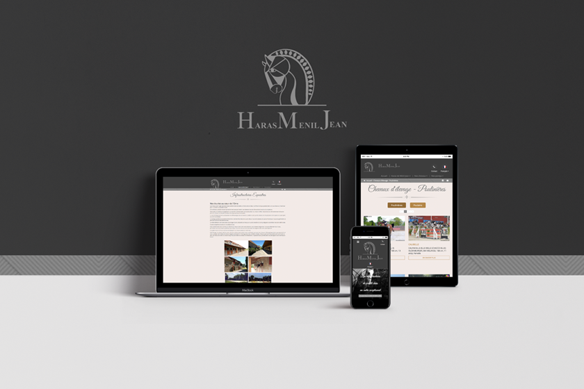 Refonte du site Internet du Haras de Menil Jean