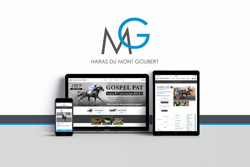 Cr ation du site Internet du Haras du Mont Goubert R alisations