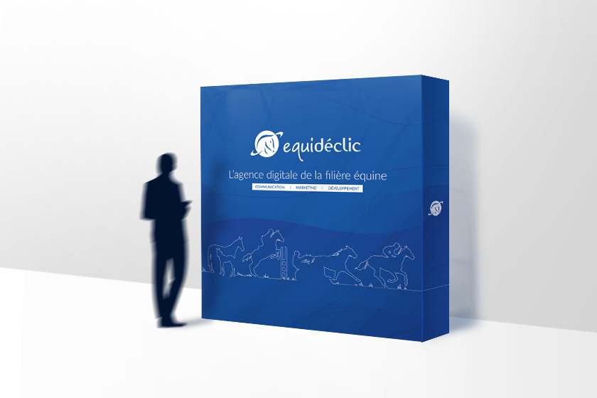 Création d'un stand parapluie pour Equidéclic