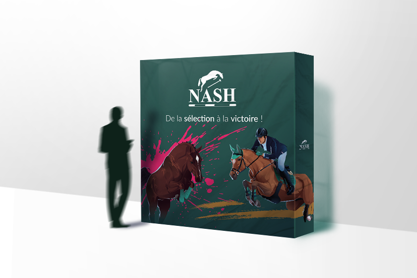Création d'un stand parapluie pour NASH Auction