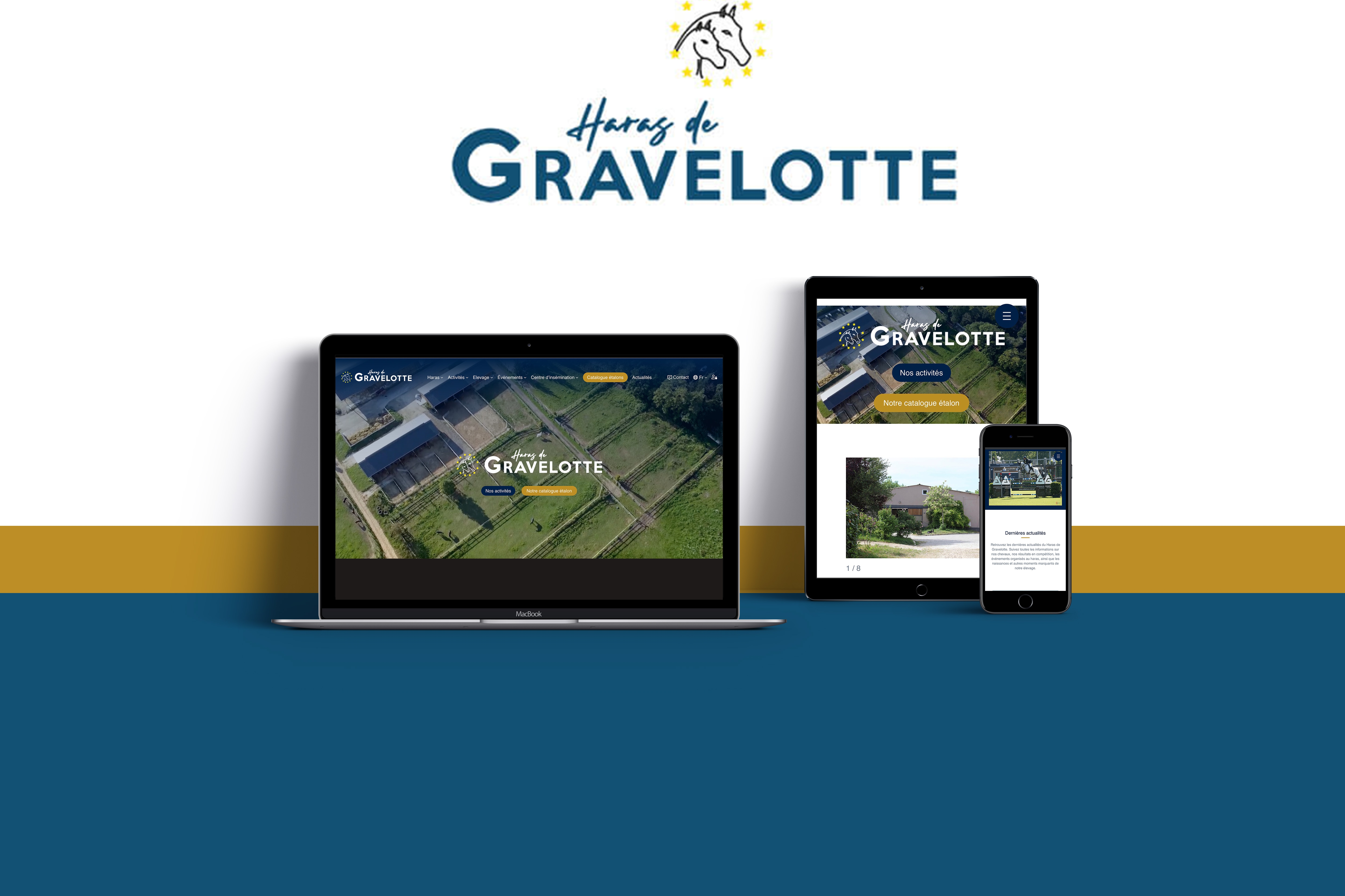 Refonte du site internet du Haras de Gravelotte